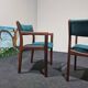 Paire de chaises de directeur en teck