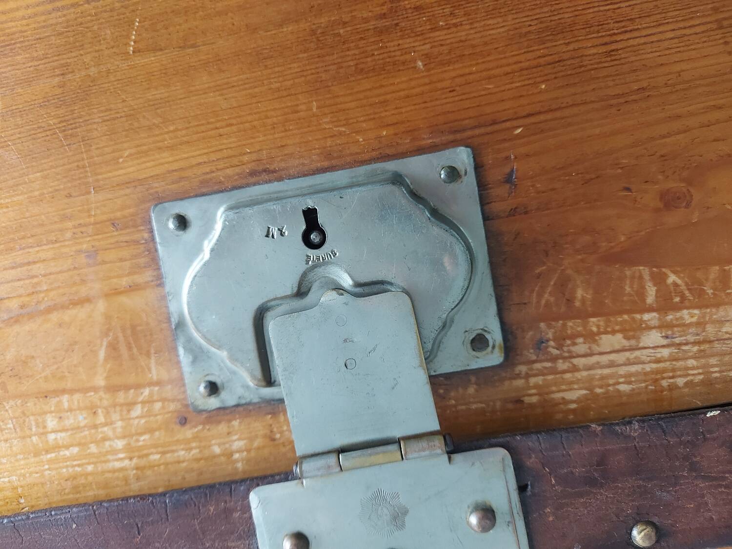 Late 19th century travel trunk