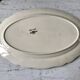Dish oval Digoin Sarreguemines model Agreste 50s