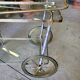 Brass and glass aluminium roller service 1960