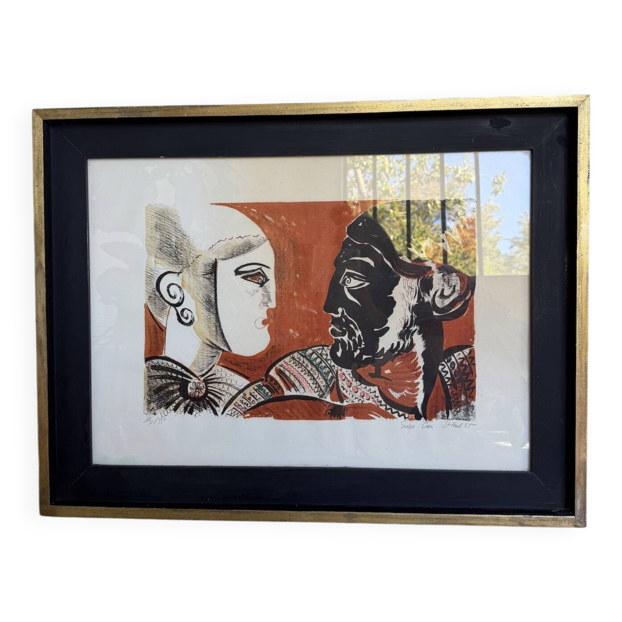 Print 1965 Saint Paul Suso Céri