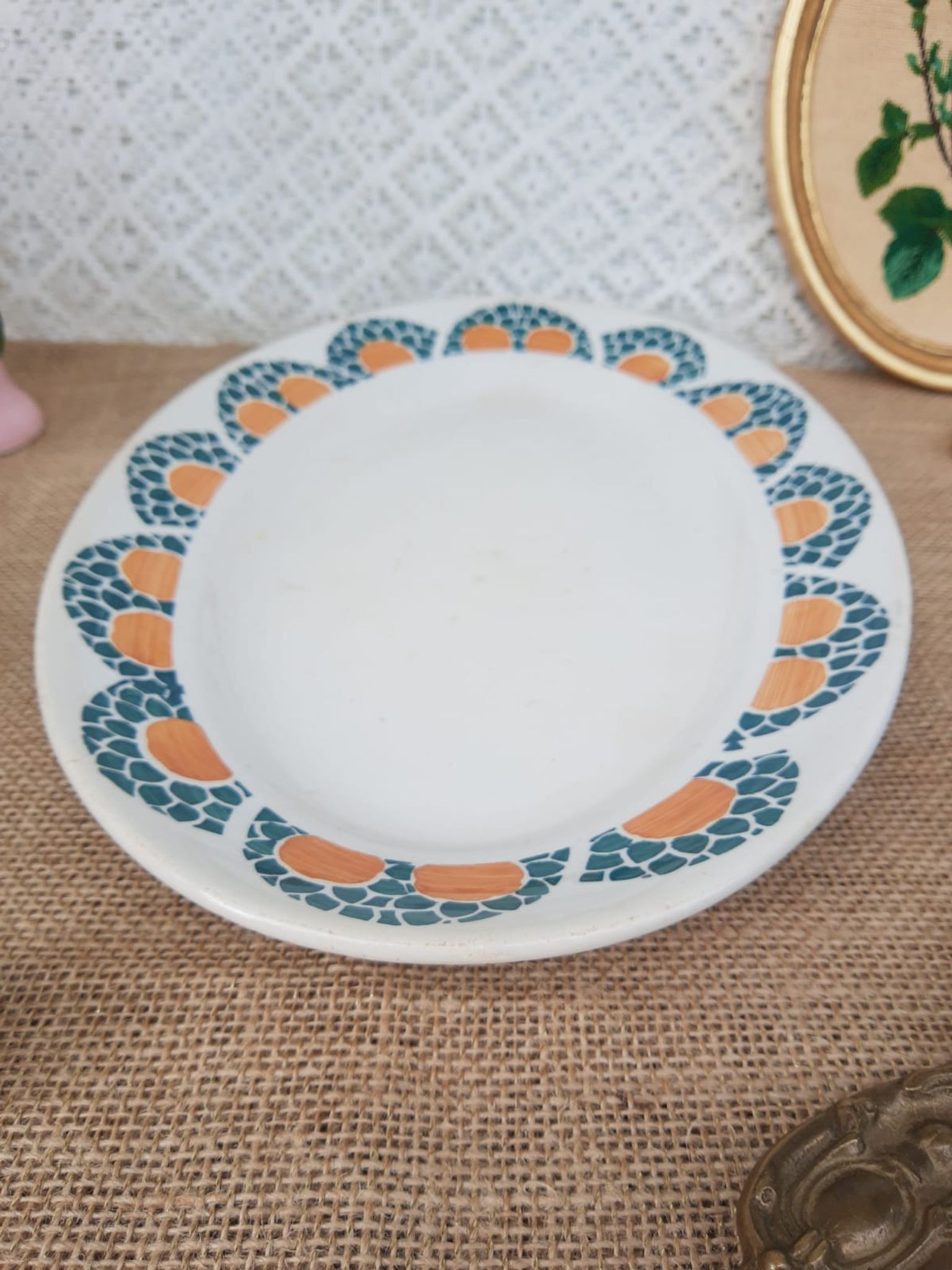 Serving dish Faiencerie new Givors France Jane