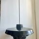 Scandinavian style black metal pendant light