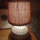 Vintage sandstone lamp
