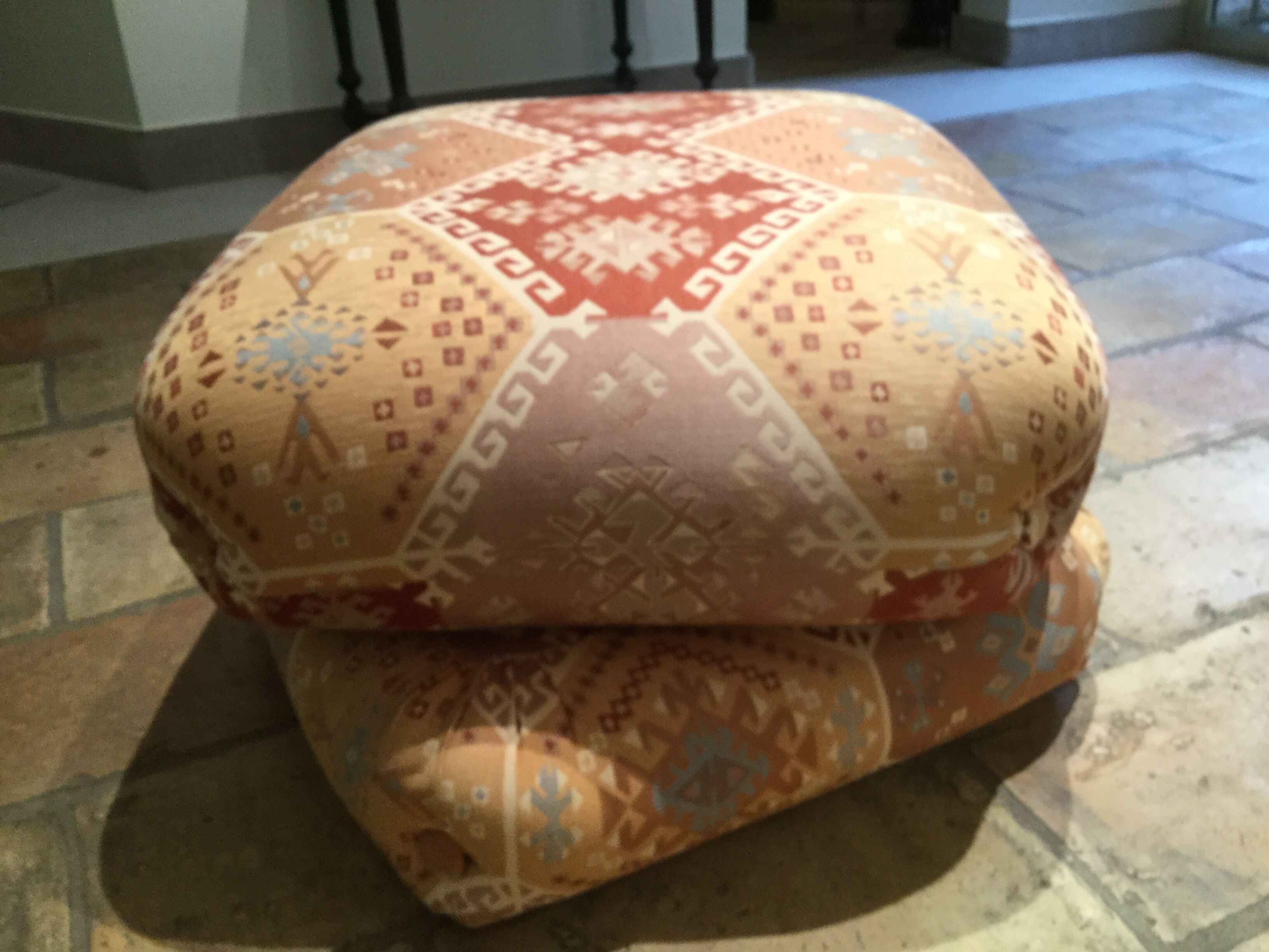 Pouf 2 rotating cushions
