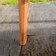 Table d'appoint bois brut style brutaliste organique