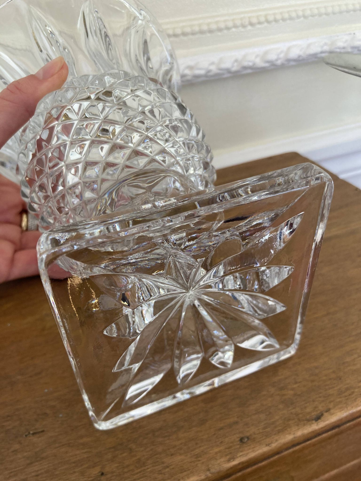Vase Médicis en cristal H23cm