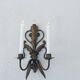 Golden antique wall chandelier