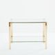 Bronze side table JT Lepelletier for Broncz circa 1960