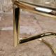 Modular brass coffee table, Morex, Italy, 1970