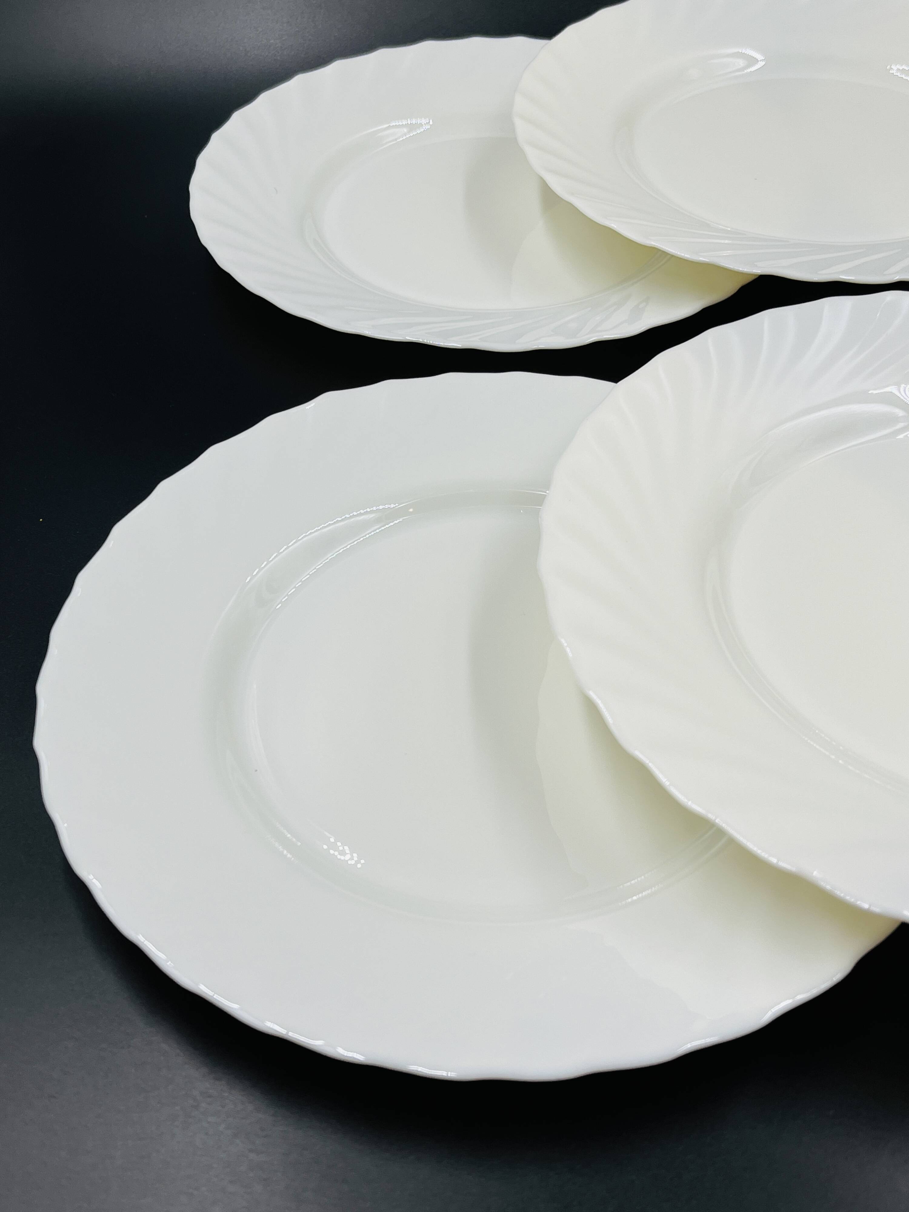 6 Flat Plates Arcopal Trianon