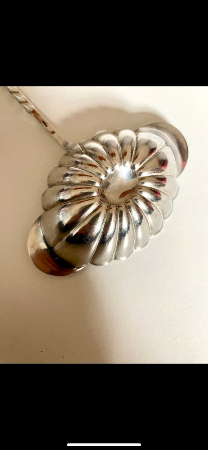 Punch ladle -Christofle, silver metal