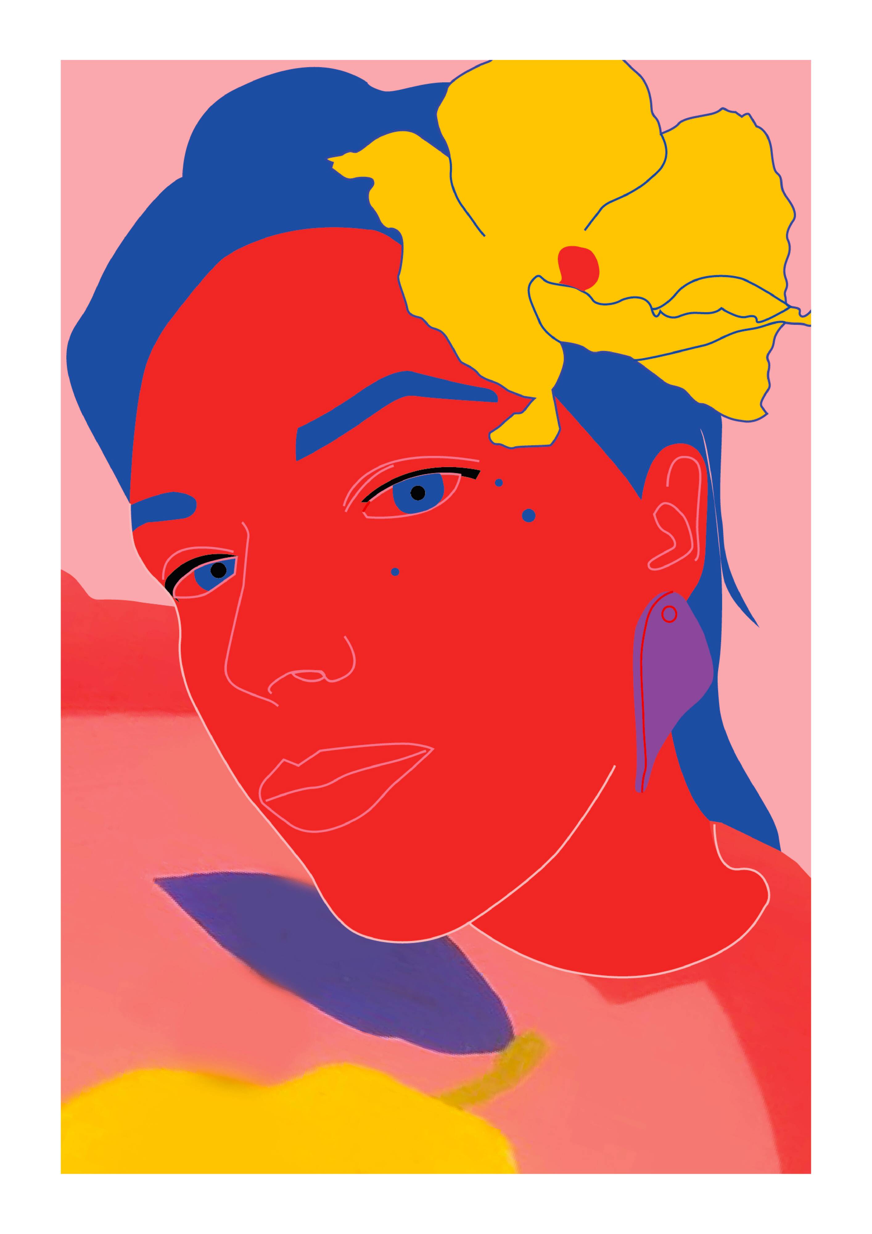 Lemon Girl - Illustration A4