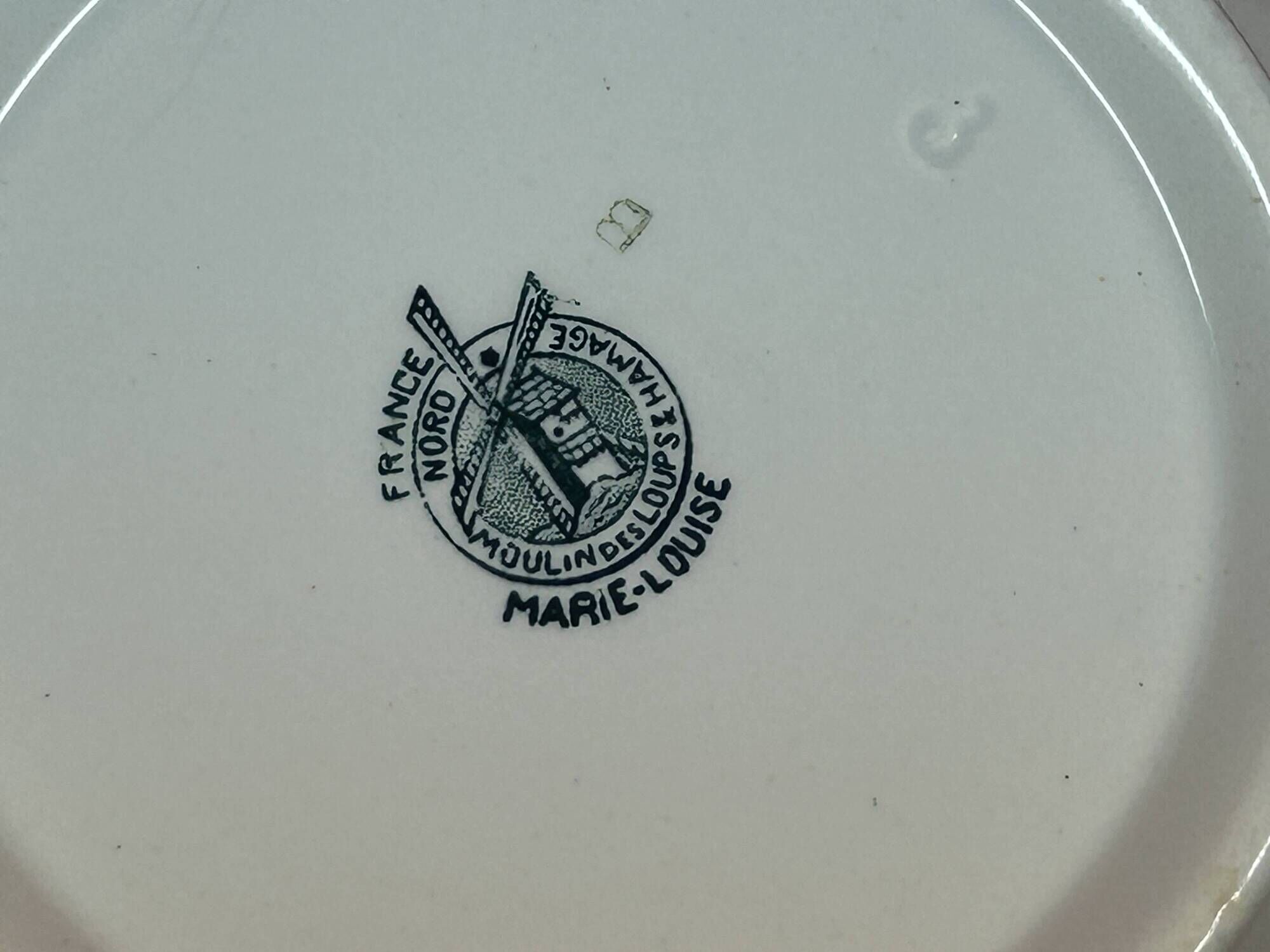 Large Salad Bowl St Amand Hamage Marie Louise Ironstone Ø 30cm