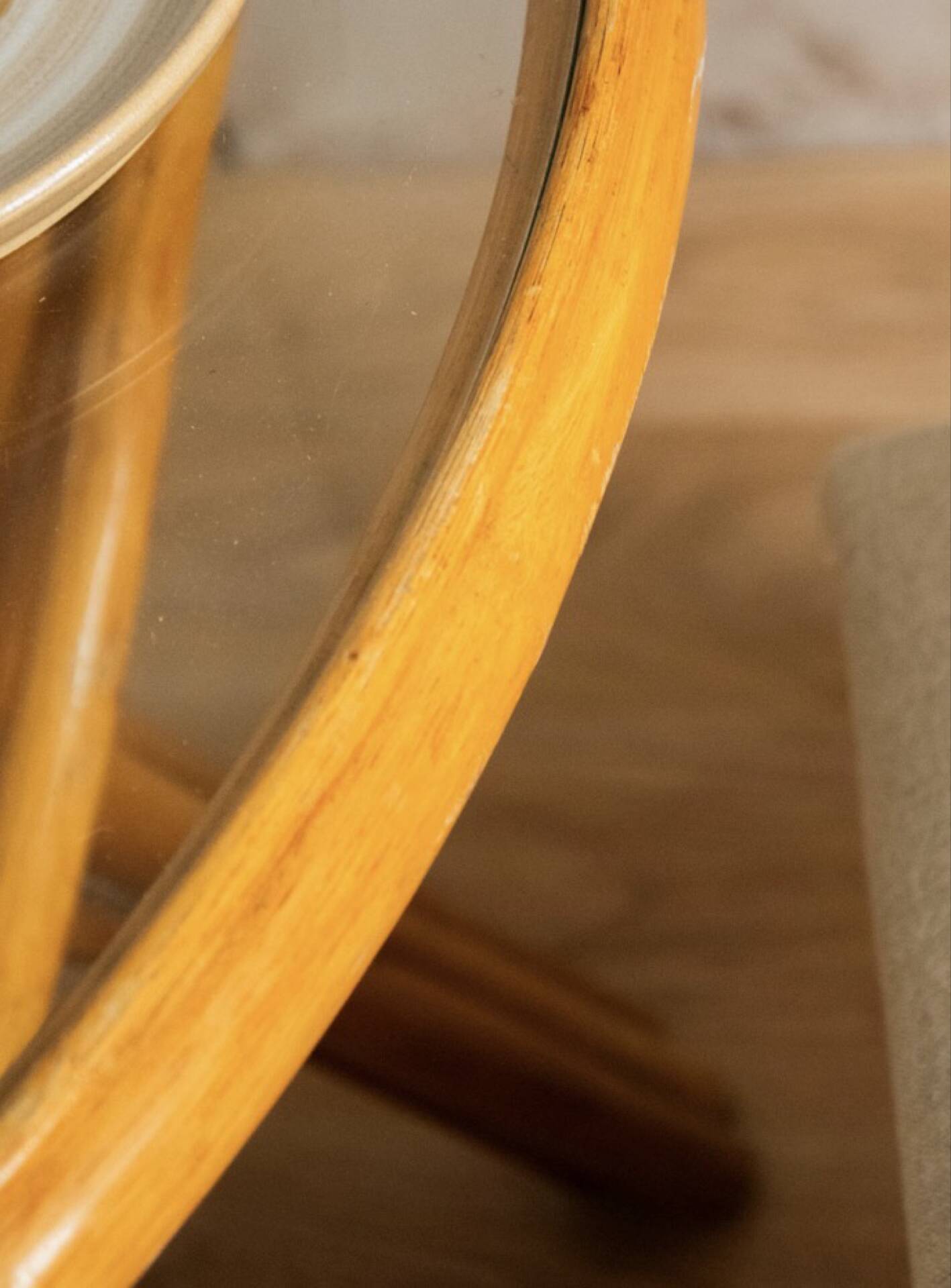 Table en bambou et rotin