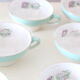 Coffee service, coffee maker, sugar maker, 6 cups and under cups, Moulin des Loups