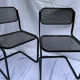 2 metal chairs
