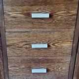 Art Deco style sideboard in palm wood