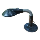 Large vintage black bedside desk lamp from the 1960s