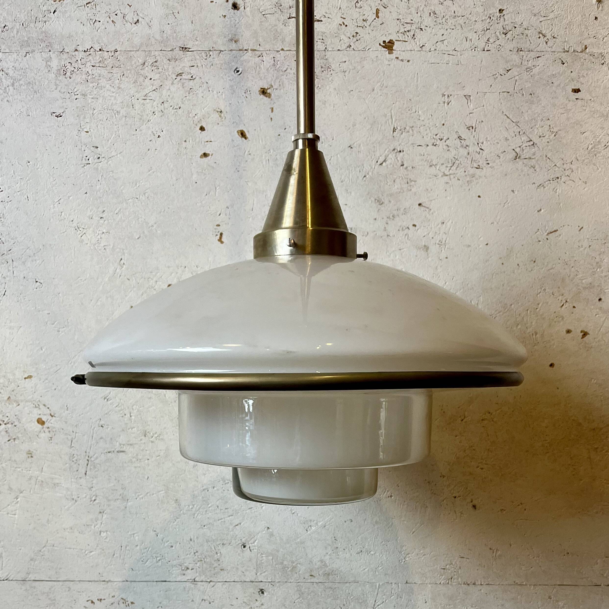 “Megaphos / Sistrah” pendant lamp by Otto Müller – 1930s