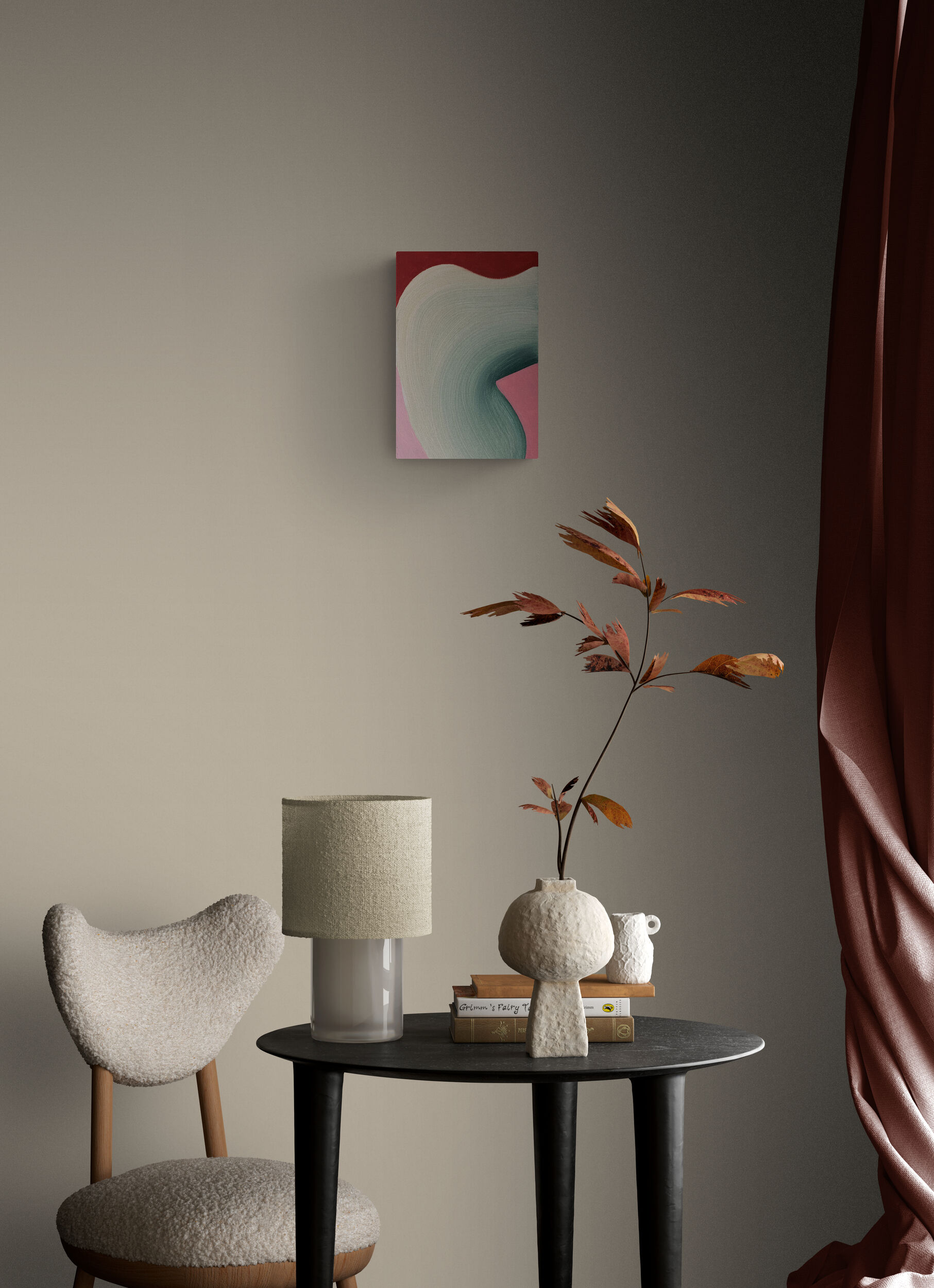 Body Language - Serie Face & Body - Acrylique sur toile 35x24cm