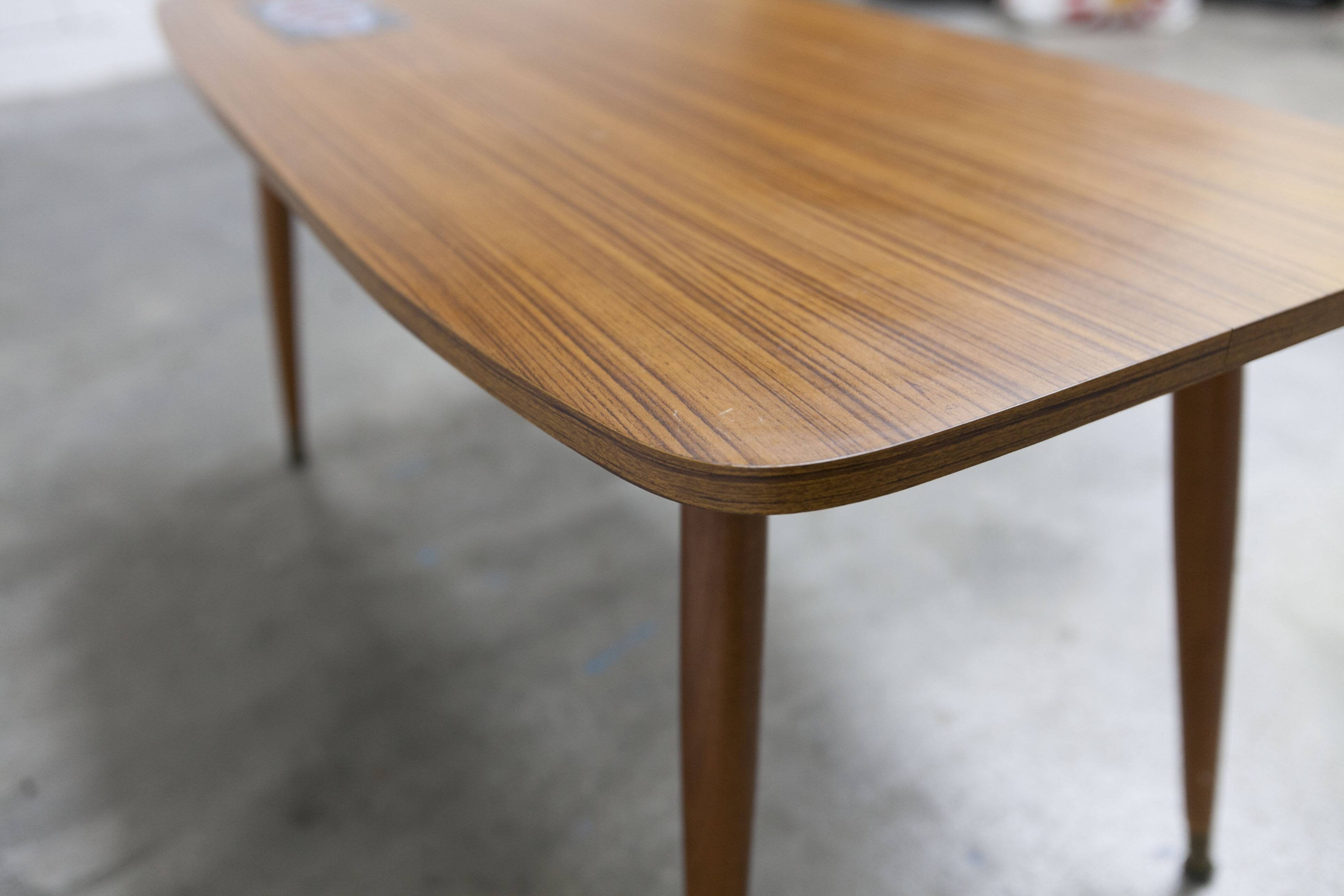 Nordic coffee table 1960 teak ceramic