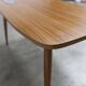 Table basse nordique 1960 teck céramique