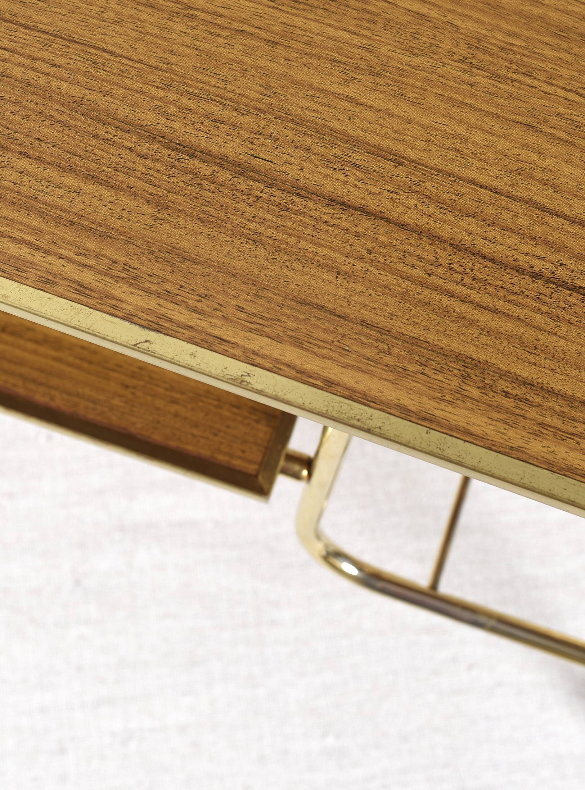 Vintage vinyl holder trolley