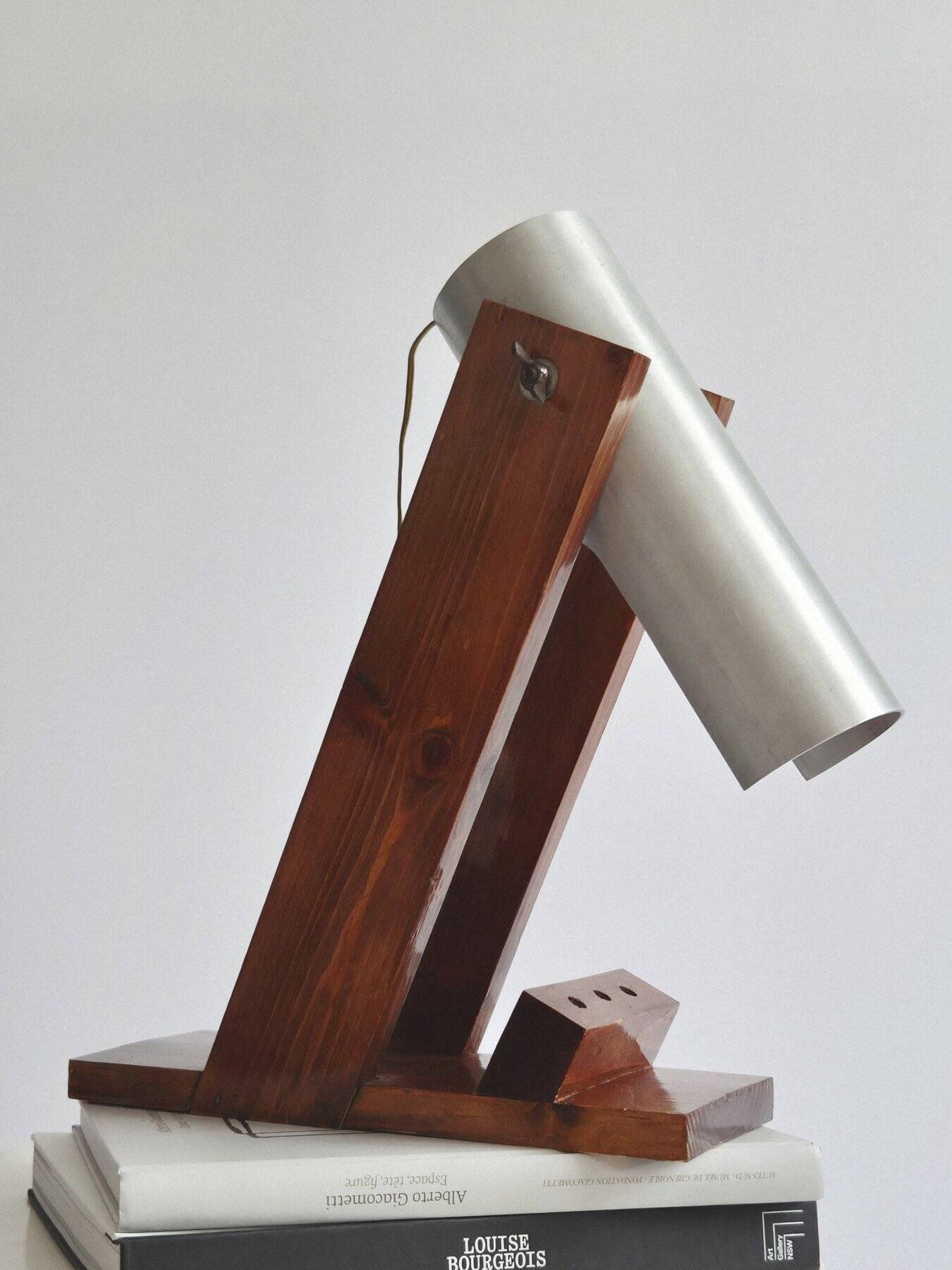 Modernist lamp, Italian work, around 1940.