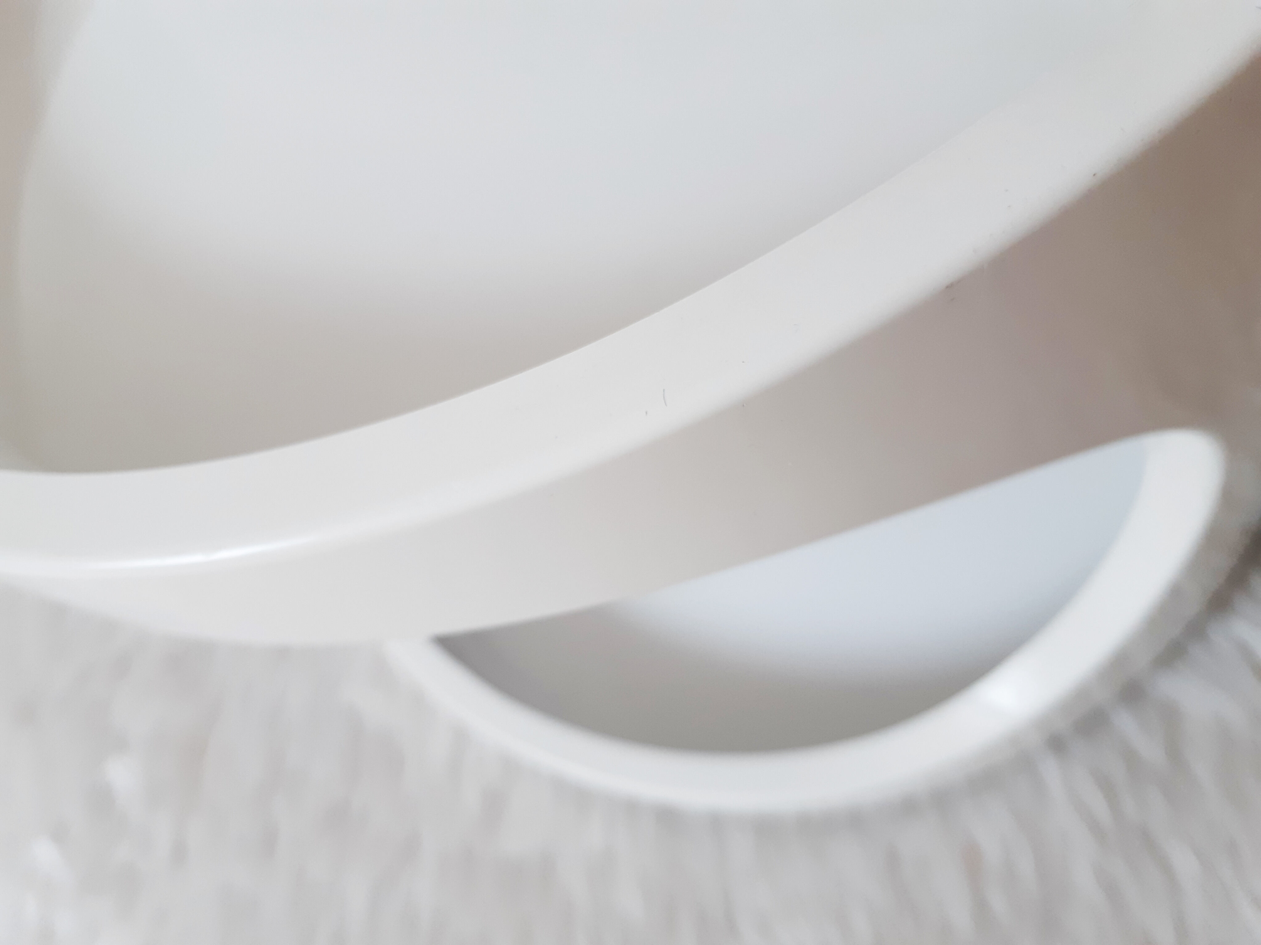 Vintage bar table, white plastic, round table, 70s