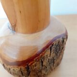 Vase en bois monobloc