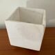 Vintage cube lamp in marble and chrome metal 70s