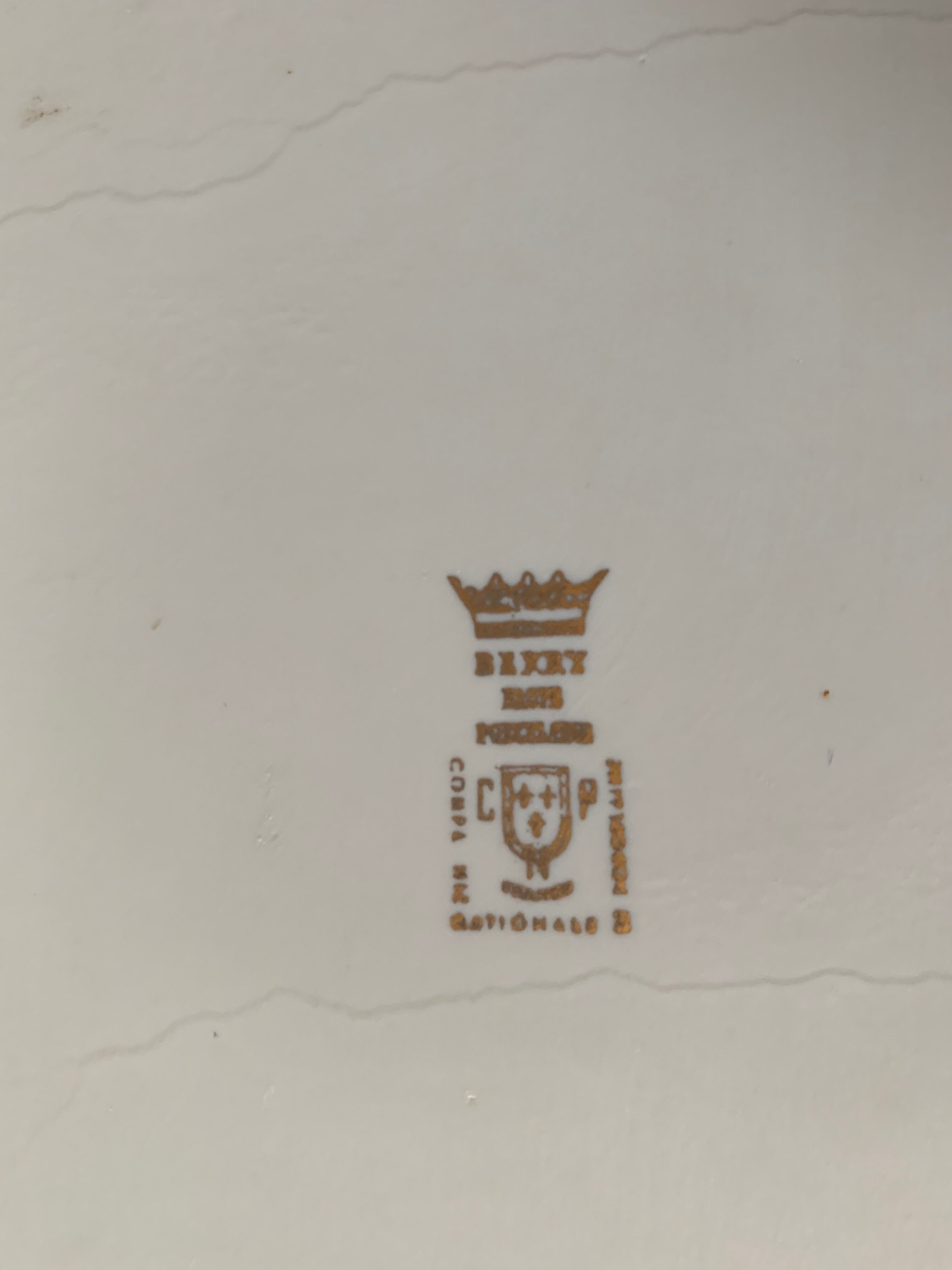 Vintage porcelain cake dish