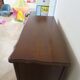 Double curtain cabinet - notary furniture - solid wood - 1970 - industrial style