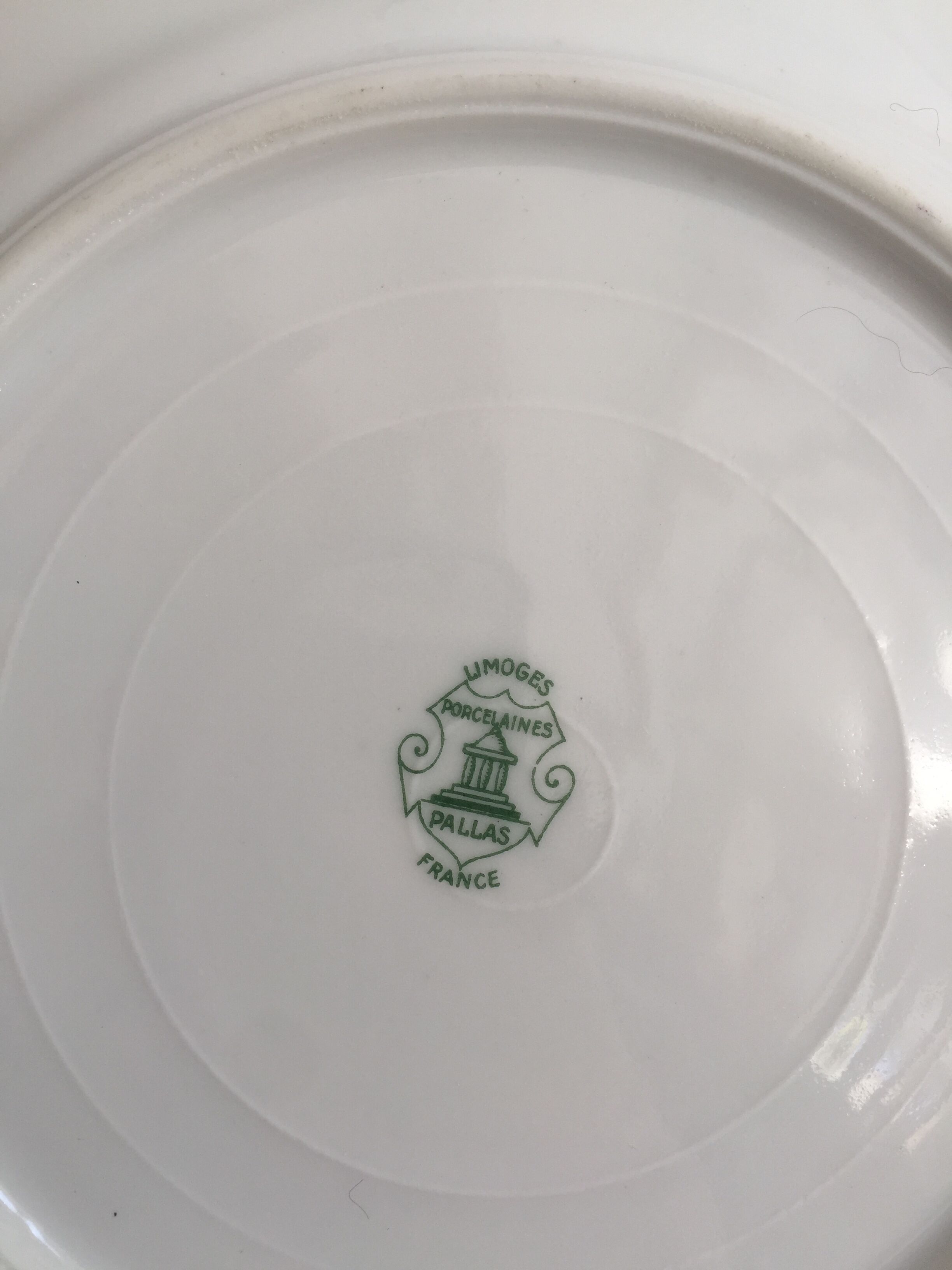 Vintage porcelain plates