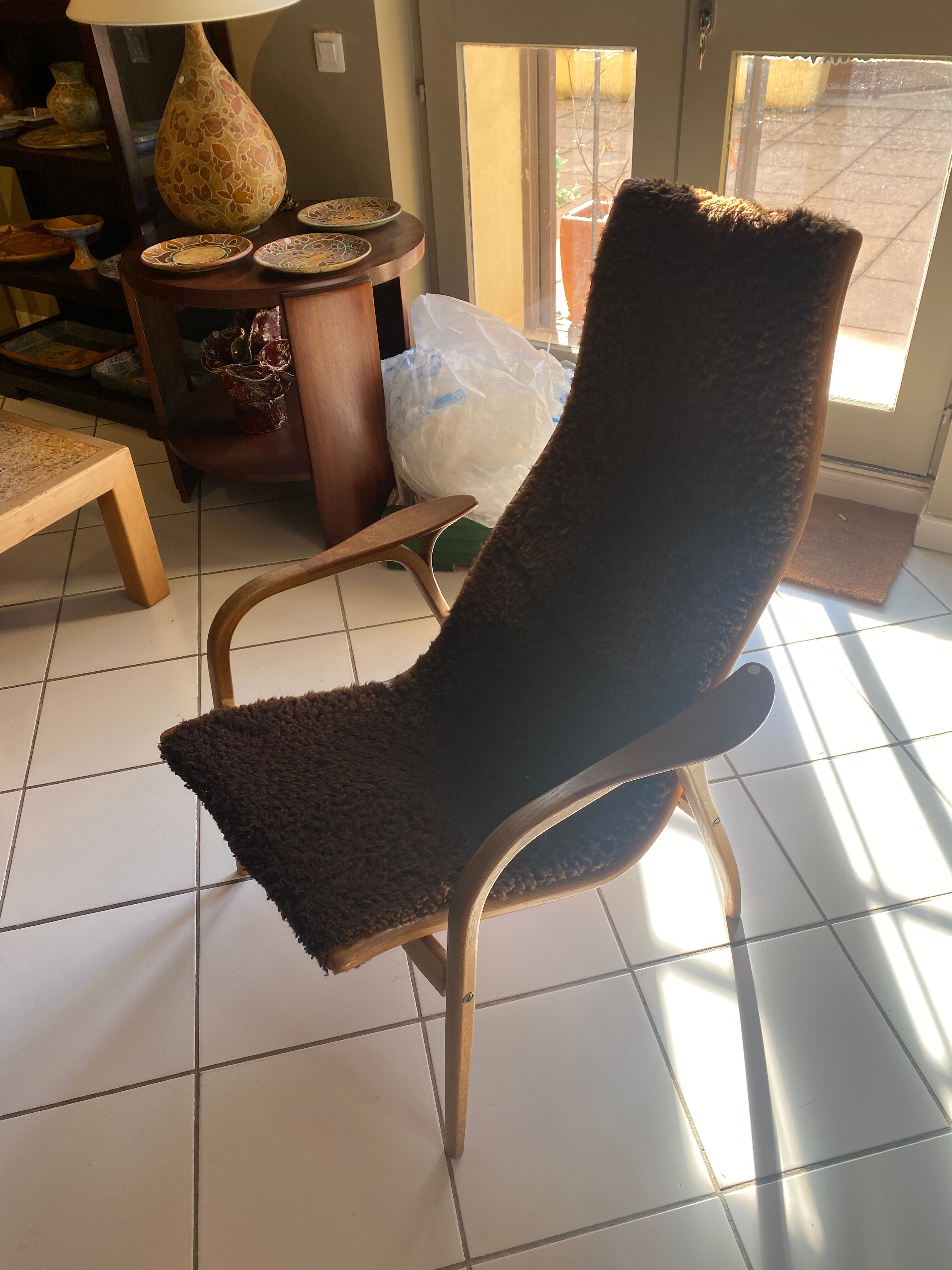 Scandinavian designer Lamino armchair Yngve Ekstrom