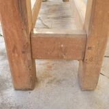 Carpenter's workbench in old solid oak - 2m50