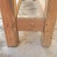 Carpenter's workbench in old solid oak - 2m50