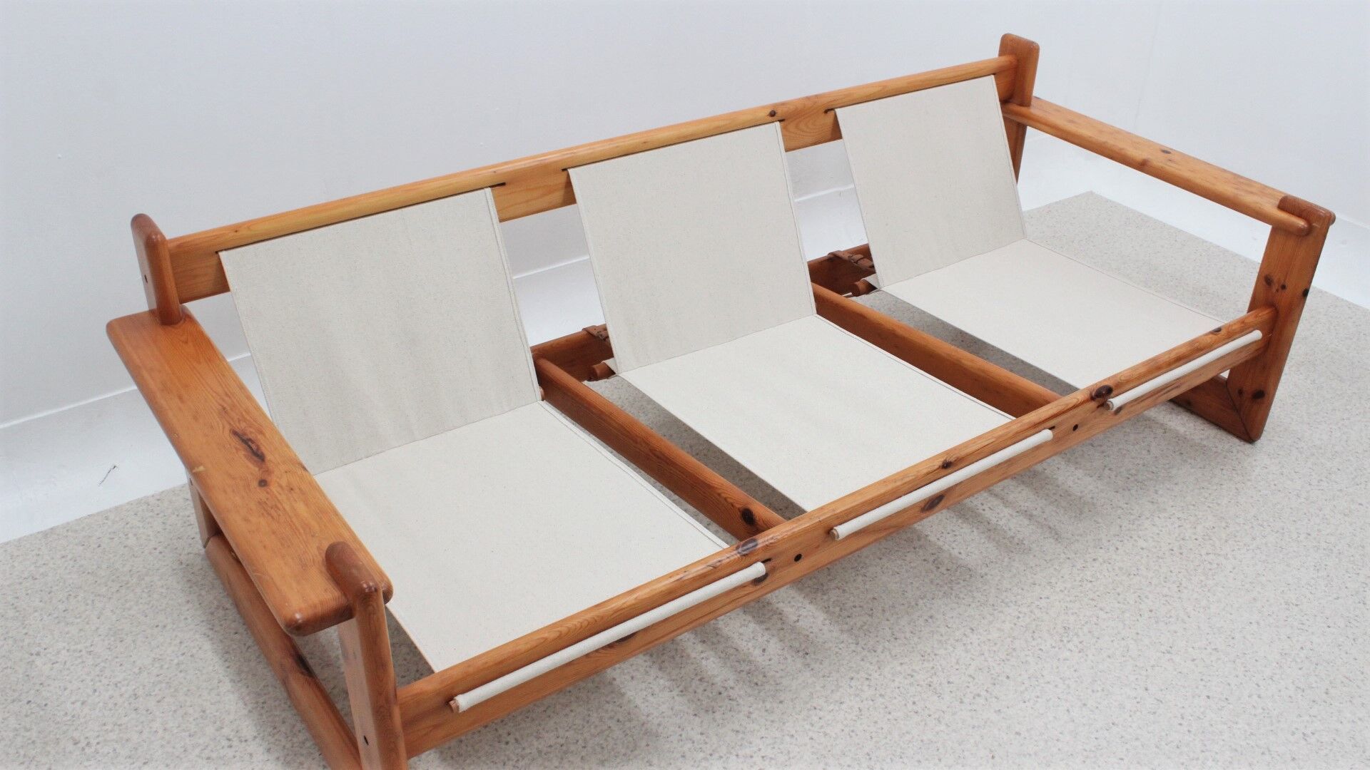 Vintage italian design 3 seater sofa 1970s