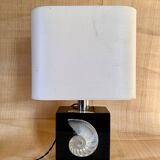 Lamp P. Giraudon, 1970, fabric cable 2M, lampshade