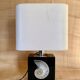 Lamp P. Giraudon, 1970, fabric cable 2M, lampshade