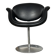 Fauteuil Tulip Pierre Paulin Artifort cuir noir
