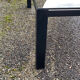 VINTAGE 1970 RECTANGULAR COFFEE TABLE BLACK SMOKED GLASS BROWN