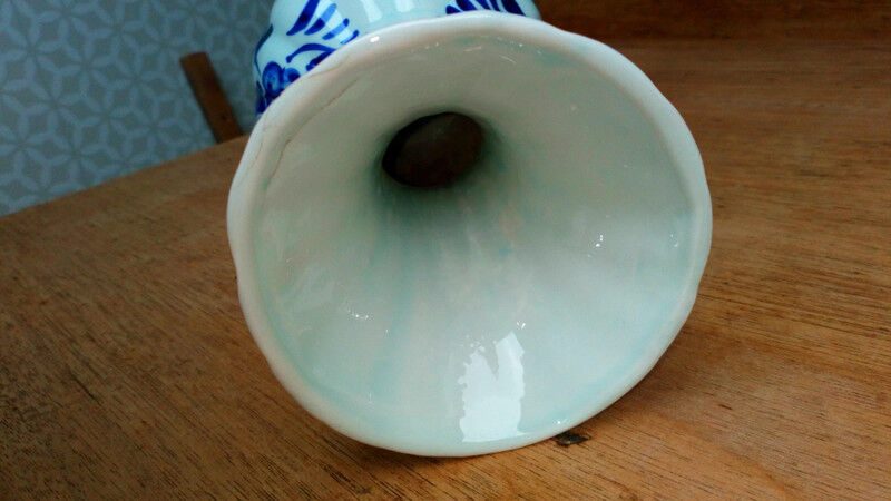 Delft porcelain vase