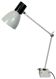 Lampe de table industrielle grise d'Elektrosvit, années 1970