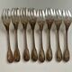 8 small Argental goldsmith forks