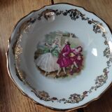 Cups Porcelain Limoge Dessert Bowl Liseré Golden Old Lot of 7