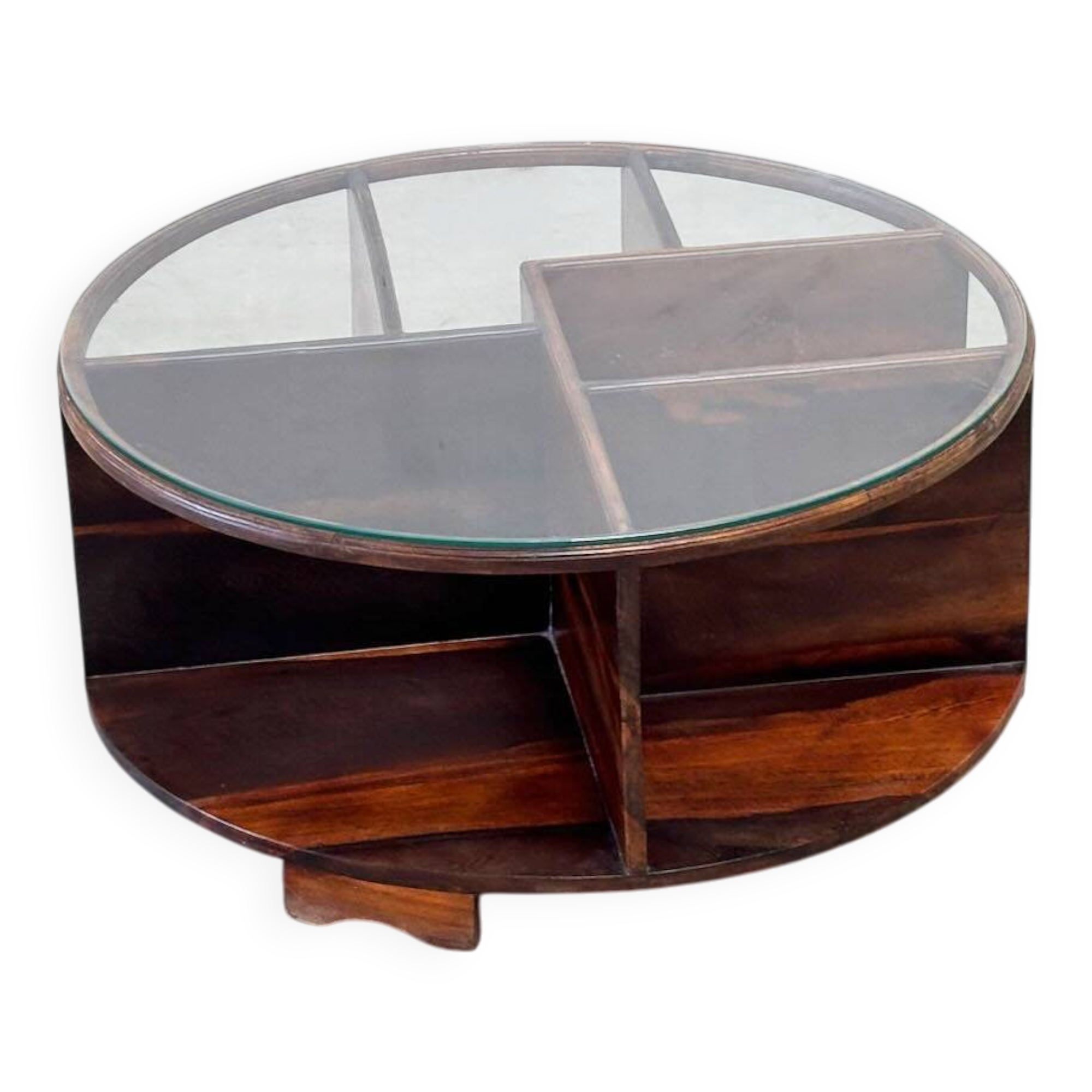 Sculptural Italian coffee table