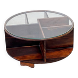 Sculptural Italian coffee table