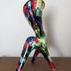 Vase tripode zoomorphe en céramique A. Dressinval